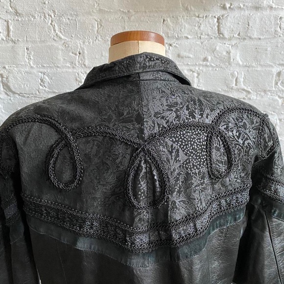 Vintage 80’s Wilson’s Leather Trench Coat removeableThinsulate lining SIZE PM - Picture 2 of 4